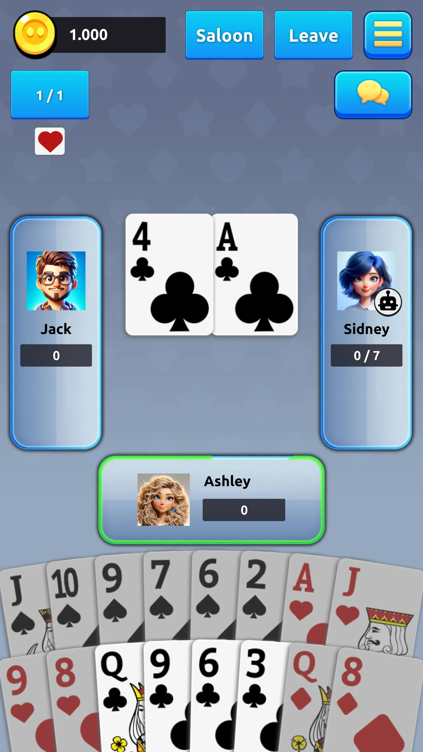 Batak - Online Spades screenshot
