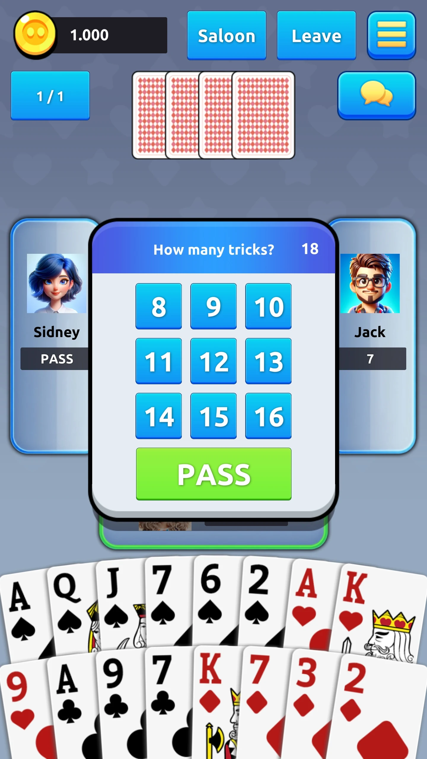 Batak - Online Spades screenshot